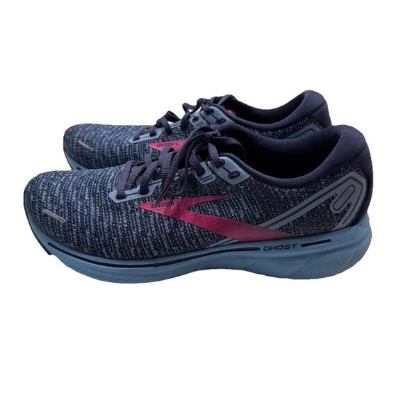 Brooks Ghost 14 Women’s Sz 10M Blue Fuschia Running Shoe Athletic Gym Training - Picture 3 of 11